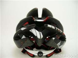 2012 Giro Aeon Matte Black with Red Explosion Bicycle Helmet   Large 