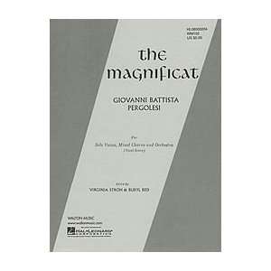  Magnificat SATB Vocal Score (Pergolesi/ed. Virginia Stroh 