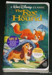 Disney Classic The Fox and the Hound VHS NEW & SEALED 765362041039 