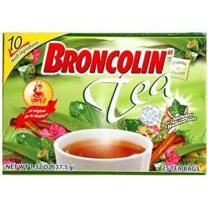 Broncolin Tea 25 Ct  Grocery & Gourmet Food