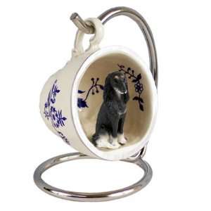  Saluki Blue Tea Cup Dog Ornament: Home & Kitchen