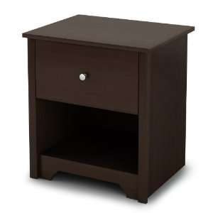  Vito Collection Night Stand in Chocolate Finish