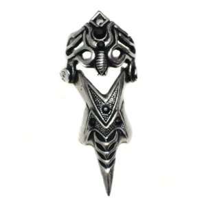  Claw Ancient Finger Ring Spike With Black Jewels 16 Toys 