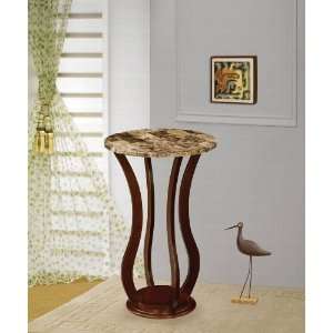    Union Square Plant Stand with Faux Marble Top Patio, Lawn & Garden