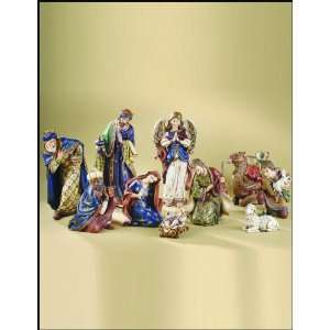   Studio, Roman Inc., 10 Piece Ornate Nativity Figures
