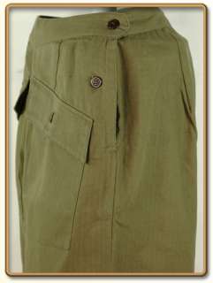 WW2 US WAC (Womans Army Corps) HBT Fatigue Trousers L  