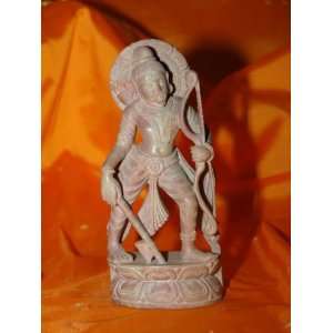  Vishnus Avatar Parashurama Stone Statue Hindu God 