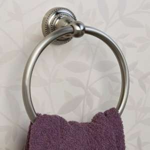  Farber Collection Towel Ring   Brushed Nickel: Home 