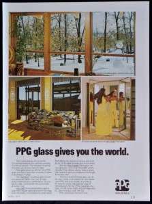 1976 PPG Industries Tempered Safety Glass Magazine Ad  