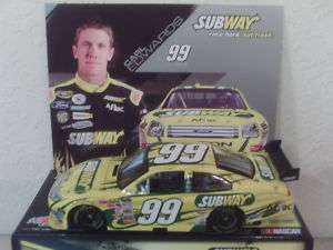 2009 Carl Edwards 99 SUBWAY 1/24 Action Platinum NASCAR diecast 