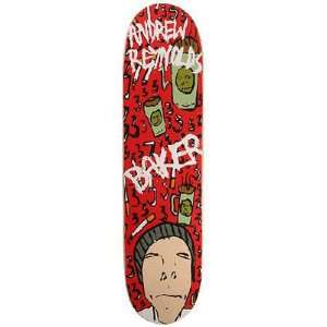  Baker Andrew Reynolds Slugger 7.75 Skateboard Deck Sports 