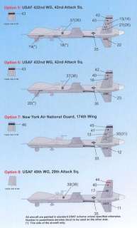 Caracal Decals 1/72 MQ 9 REAPER Predator Drone UAV  