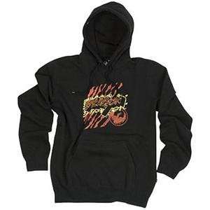  Dragon Throwback Hoody   Small/Black Automotive