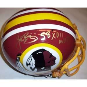   Riggins Autographed/Hand Signed Full Size Authentic Riddell RK Helmet
