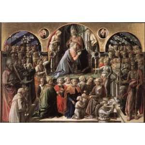    Coronation of the Virgin 1, By Lippi Frà Filippo