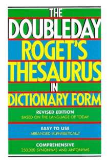   Doubleday Rogets Thesaurus in Dictionary Form by 
