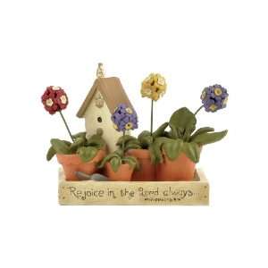   Box Spring Birdhouse Rejoice in the Lord 121 84292: Home & Kitchen