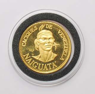 De mi colección privada Monedas de oro rara de Venezuela Naiguata 