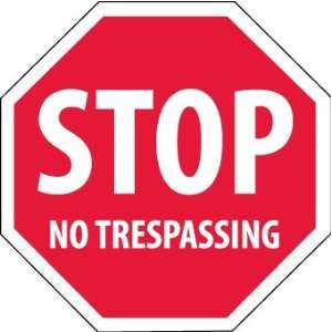  SIGNS STOP NO TRESPASSING