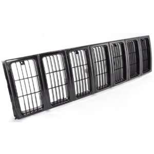 Rugged Ridge 12035.31 Black Clear Coat Finish Grille for 