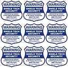 PACK Window Decals   Warning Sticker For Alarm System