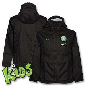  09 10 Celtic Basic Rain Jacket   Black   Boys Sports 
