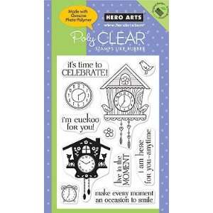  Cuckoo   Clear Rubber Stamps: Arts, Crafts & Sewing
