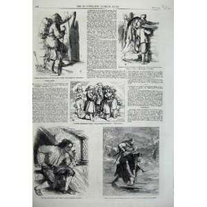  1860 Christian Gate Pilgrims Progress Robin Hood Friar 