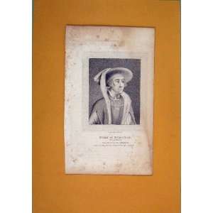   Duke Burgundy Shakespere Henry Antique Print Portrait: Home & Kitchen