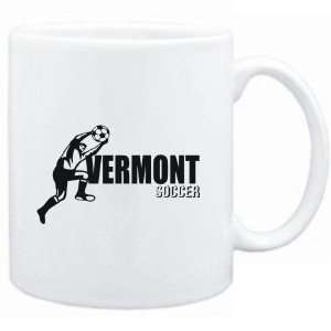    Mug White  Vermont ALL SOCCER  Usa States