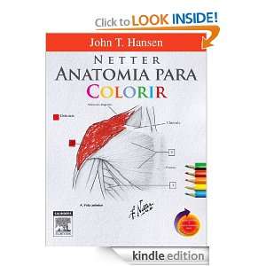 Netter Anatomia para Colorir (Portuguese Edition) John Hansen  