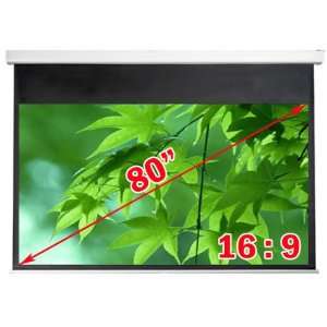 Antra Electric Motorized 80 16:9 Projector Projection Screen Matte 