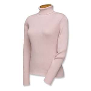  Womens Turtleneck Sweater   Pink