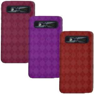  HTC 7 TROPHY T8686   HOT PINK, PURPLE, RED TRANSPARENT 
