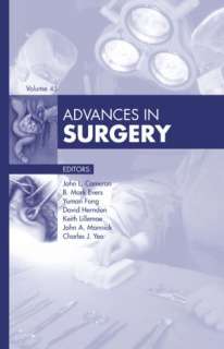   Advances in Surgery by John L. Cameron, Elsevier 