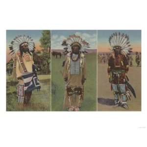Chief Red Cloud, Chief Dewey Beard, Chief Strong Talk   Northwest USA 