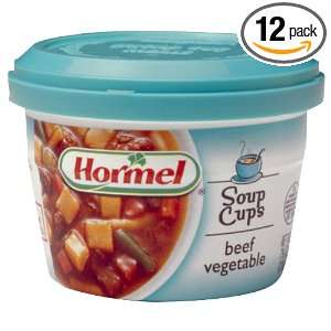 Hormel Micro Cup Soup, Beef Vegetable, 7.5 Ounce (Pack of 12)