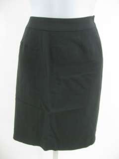 LINDA ALLARD ELLEN TRACY Gray Knee Length Wool Skirt 6  