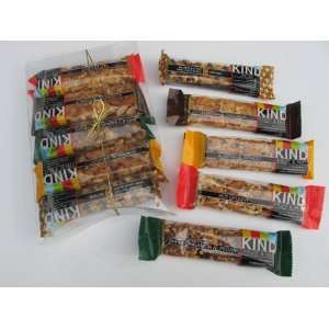 Pack Gift Box with Gold Tie   Kind Nut Bars   (1.4 Oz each) Healthy 