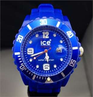 Top brand ice watch calendar jelly Unisex Wrist couple watch 12 colors 