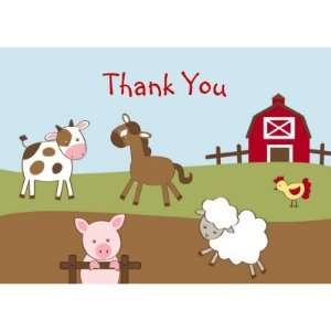  Animal Acres Farm Animal Thank You Note Cards Health 