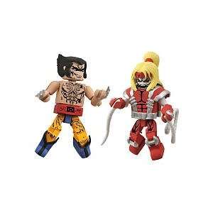 Marvel Minimates 2 Pack Danger Room Wolverine & Omega Red 