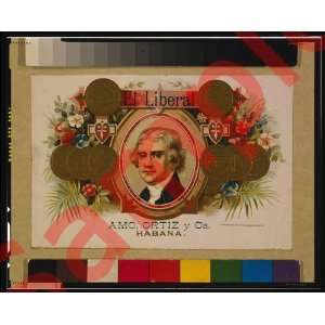  Thomas Jefferson on Tobacco package label El Liberal