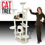   Cat KittenTree Condo Scratcher Pet Furniture Bed Toy Post Catnip House