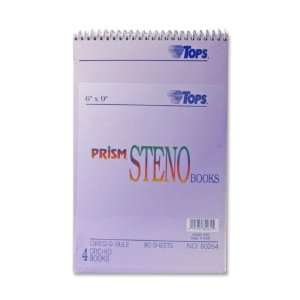  Tops Gregg Prism Steno Notebook,80 Sheet   Gregg Ruled   6 