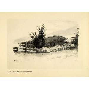  1910 Print Vallejo Hacienda Petaluma California Ernest 