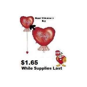  54 Lollipop Happy Valentines Day 5P   Mylar Balloon 