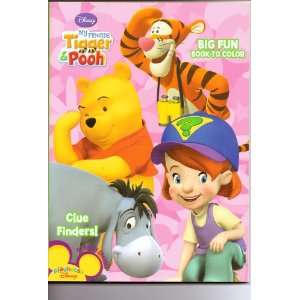  My Friends Tigger & Pooh Big Fun Book to Color ~ Clue 