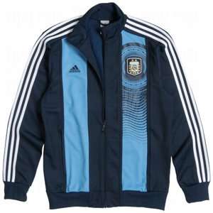  adidas Mens Argentina Track Jackets Navy/White/Blue/Large 