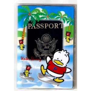  No Pekkle Water Skiing Duck Sanrio Passport Cover for Travel ~ No 